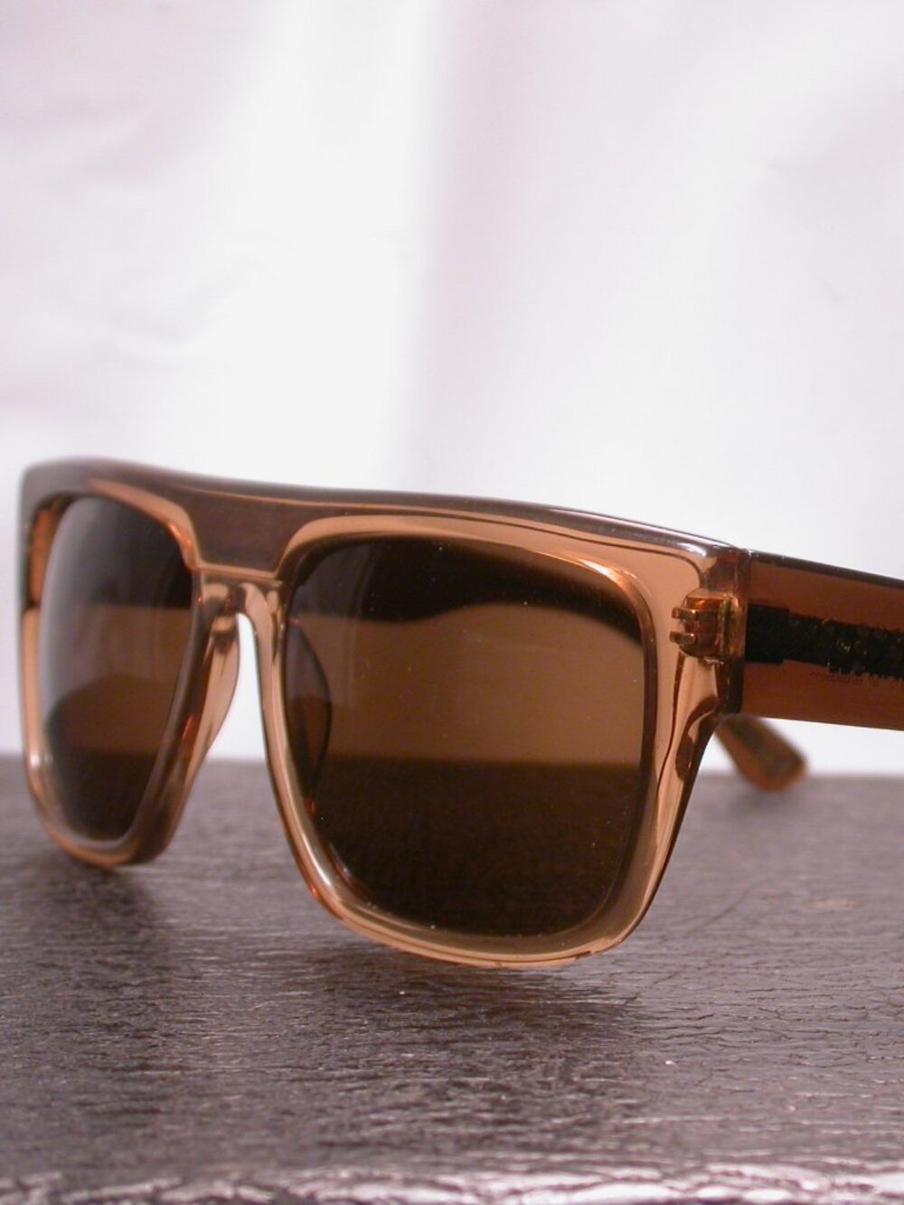 Authentic Colab Amber Clear Bold Sporty Sunglasses